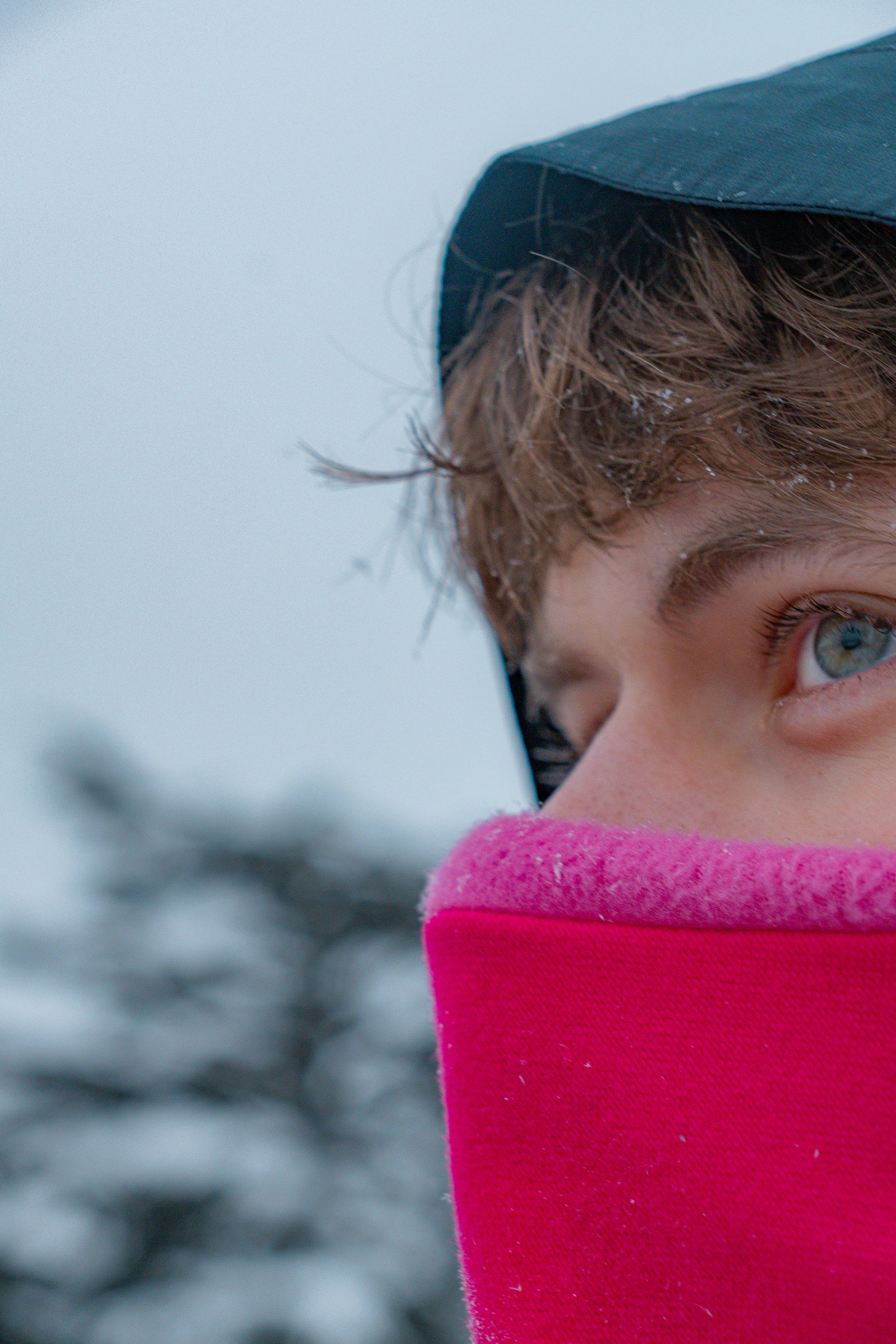 Portrait in snow